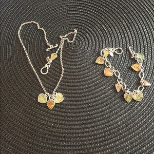 Brighton Piccadilly Charm Necklace and Bracelet